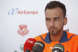 Deivid, esta mañana en rueda de prensa / Web oficial