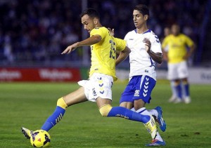 Deivid ya se enfrentó a Ayoze en el partido de la primera vuelta / EFE.