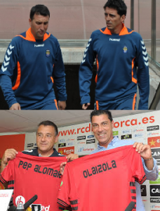 Las Palmas y Mallorca han acudido a un tándem de entrenadores de emergencia.