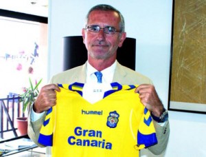 Cobo Plana, con la camiseta de la Unión Deportiva Las Palmas / La Provincia