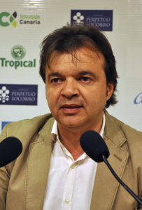 Toni Cruz, esta mañana en rueda de prensa