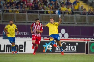 Javi Castellano se marcó un partido sobresaliente / Daniel Cáceres (udlaspalmas.net)
