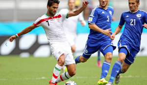 Masoud, en una acción del partido / FIFA.