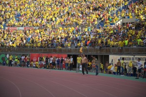 Imagen de lo sucedido el día ante el Córdoba / Samuel Sánchez (udlaspalmas.net)