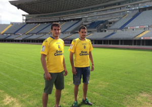 Christian Fernández y Guzmán Casaseca durante su presentación / udlaspalmas.net