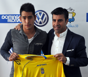 Sergio Araujo junto a Nico Rodríguez / udlaspalmas.net