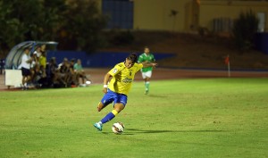 Asdrúbal, durante un amistoso de pretemporada / udlaspalmas.net