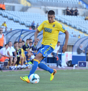 Aythami Álvarez durante un partido de la pasada temporada / udlaspalmas.net
