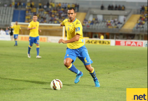 Ángel López es el único jugador de la actual plantilla que ha ganado un derbi como visitante / udlaspalmas.net