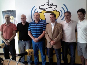 Araujo fue uno de los invitados de la inauguracion de los nuevos estudios de UdRadio