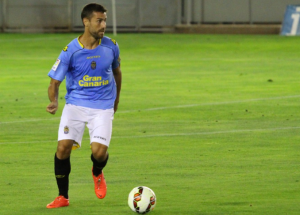 David García en el duelo de pretemporada / El Dorsal - udlaspalmas.net