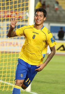 Araujo, con cuatro goles en tres partidos, será la referencia en ataque / Toño Suárez (udlaspalmas.net)