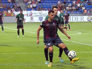 Tryonne, en su debut con el Huesca / SportHuesca