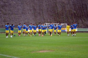 El grupo durante una sesión de entrenamiento / udlaspalmas.net