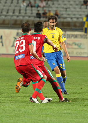 Valerón, en una imagen del pasado sábado ante el Alcorcón / Toño Suárez (udlaspalmas.net)