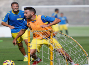 Imagen de Adrián en el entrenamiento de este miércoles / Carlos Díaz Recio (Web oficial)