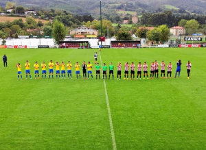 Las Palmas Atlético cayó ante el filial del Athletic Club / Twitter.