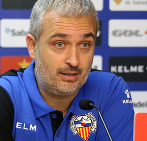 Álex García acudió a rueda de prensa para valorar sus impresiones tras la primera semana / CE Sabadell.
