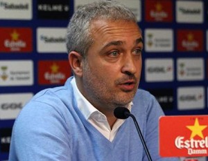 Álex García, nuevo entrenador del Sabadell / Web Sabadell