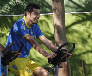 Benja hizo bicicleta esta mañana en Barranco Seco / Web Oficial