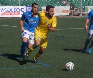 Cristian Barrios fue titular ante el Socuéllanos / Diario La Tribuna para udlaspalmas.net