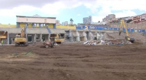 La Grada Sur del Estadio Insular será historia en unos días