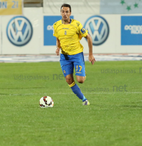 Guzmán podría repetir jugando como delantero centro / Toño Suárez (udlaspalmas.net)