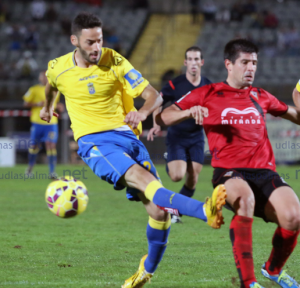 Héctor no juega desde el 15 de noviembre en el partido ante el Mirandés / Toño Suárez (udlaspalmas.net)