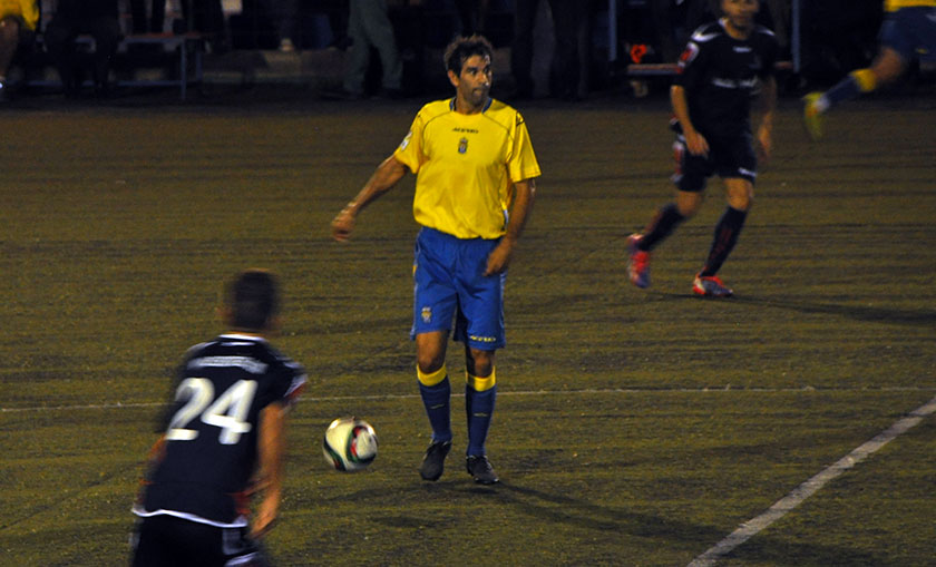 Valerón jugó la primera mitad / udlaspalmas.net