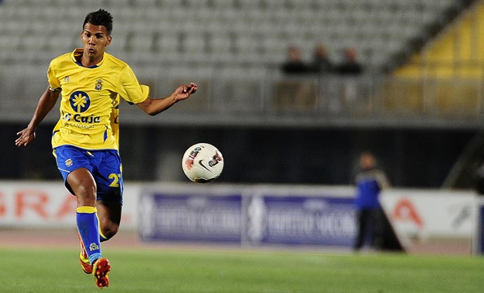 Jonathan Viera, en uno de los últimos partidos con la UD antes de irse al Valencia en verano de 2012 / Mykel