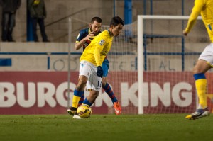 Araujo no tuvo su mejor día / Isaac Navarra (UE Llagostera)
