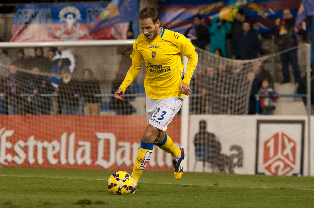 Dani Castellano fue titular. Demostró un gran nivel / Isaac Navarra (UE Llagostera)