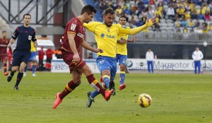 Nauzet, en plena forma. Lleva ocho dianas / Toño Suárez (udlaspalmas.net)