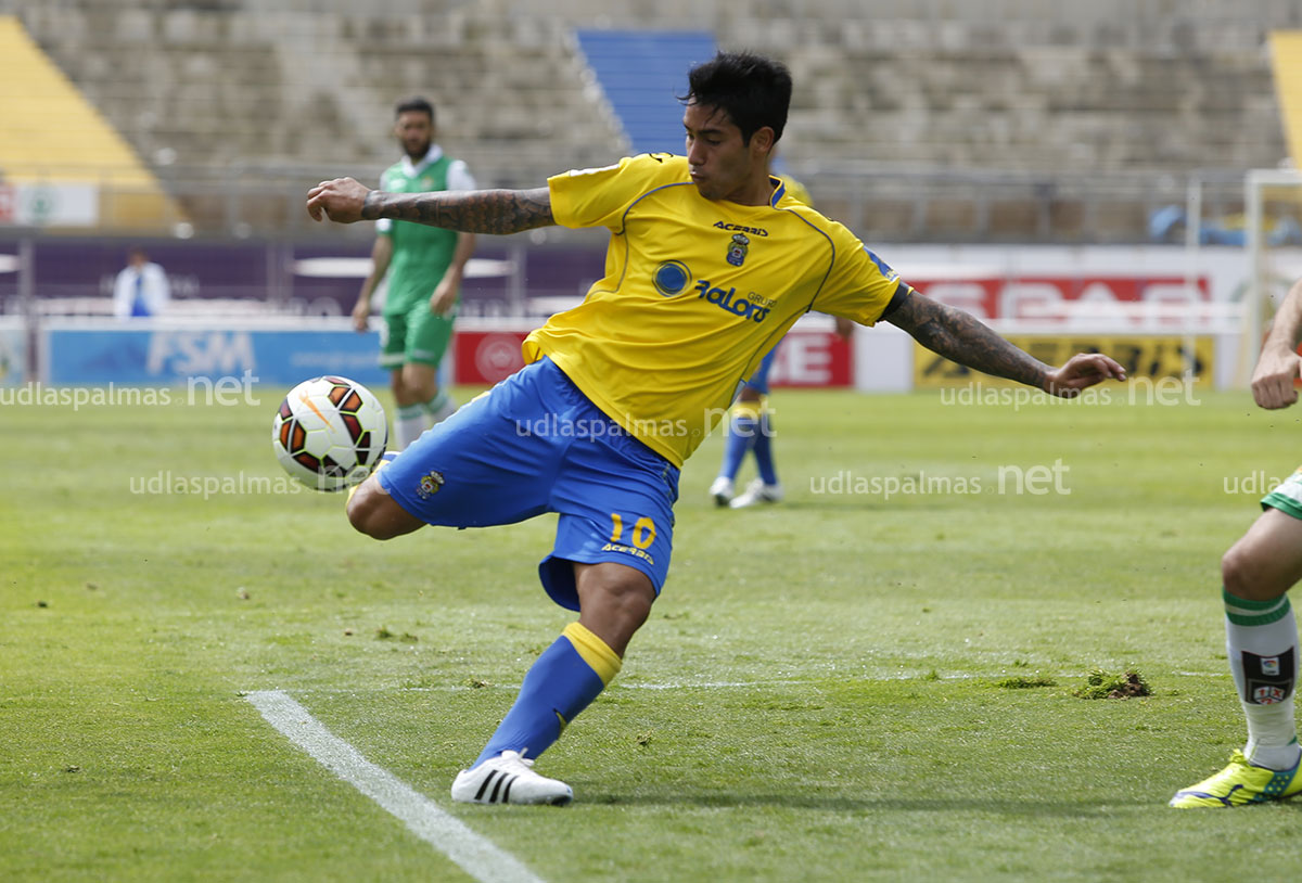 Sergio Araujo, en una acción del encuentro / Toño Suárez (udlaspalmas.net)