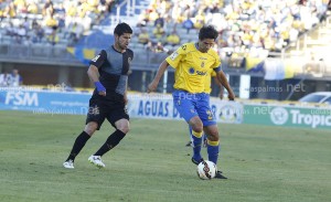 Valerón fue titular por primera vez esta temporada / Toño Suárez (udlaspalmas.net)