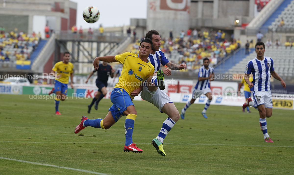 Asdrúbal, en una acción de la primera parte / Toño Suárez (udlaspalmas.net)