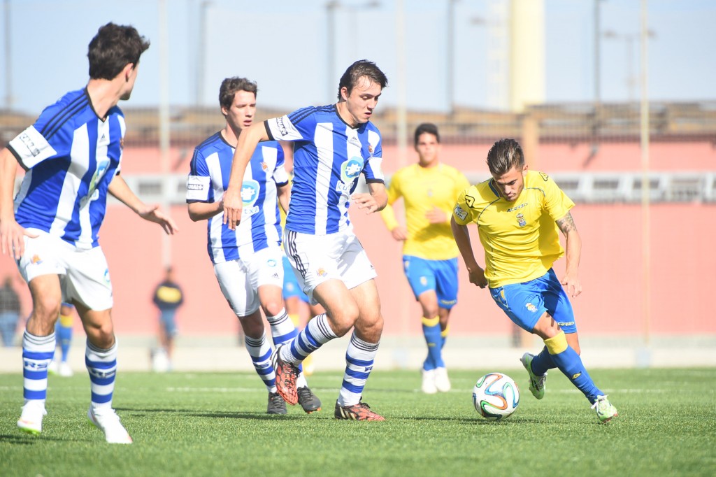 Imagen del enfrentamiento en la primera vuelta / Samuel Sánchez (udlaspalmas.net)