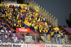 La afición amarilla en Pucela / ValladolidDeporte.es