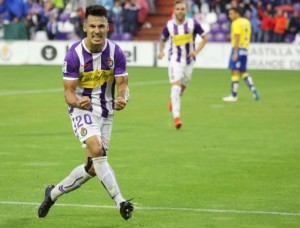 Hernán Pérez, de un zurdazo, hizo el 1-1 definitivo / ValladolidDeporte.es