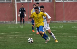 Raúl Alemán en el derbi ante el Tenerife / udlaspalmas.net