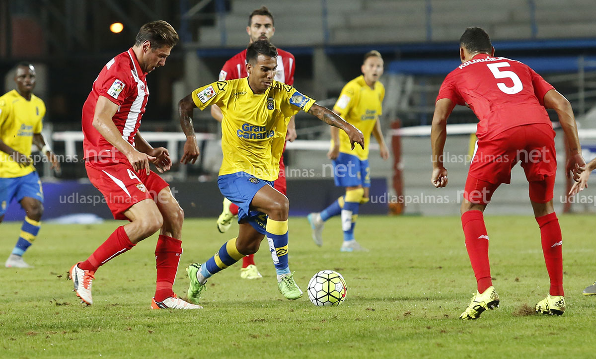 Jonathan Viera fue una pesadilla para los zagueros sevillistas / Toño Suárez (udlaspalmas.net)