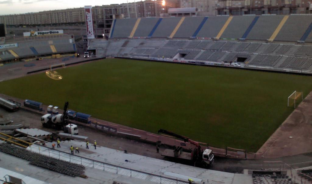 Imagen a 14 de octubre del Estadio / Manolo Morales (@manoloudradio)