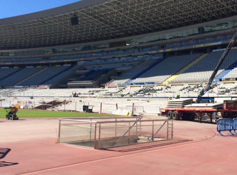 Mejoras en la zona Tribuna / udlaspalmas.net