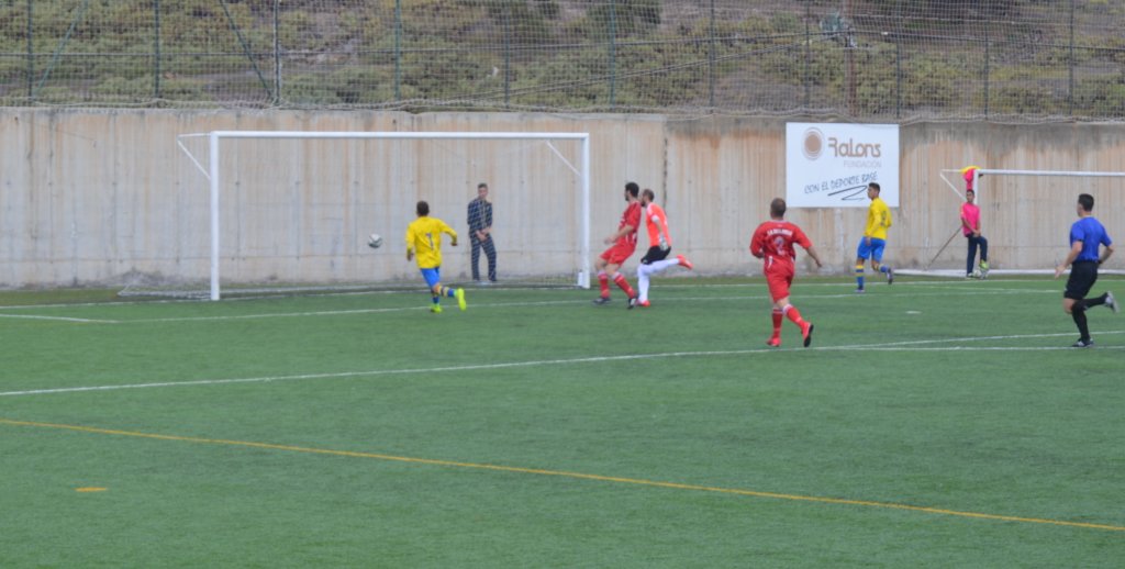 Chus Sosa anotó el 2-0 / Nauzet Robaina (udlaspalmas.net)