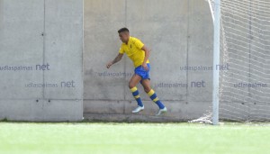 Jefté, al marcharse a vestuarios / Samuel Sánchez (udlaspalmas.net)