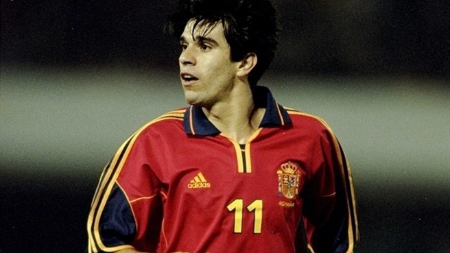 Valerón en el Campeonato de Europa sub-21. | Foto: Getty.