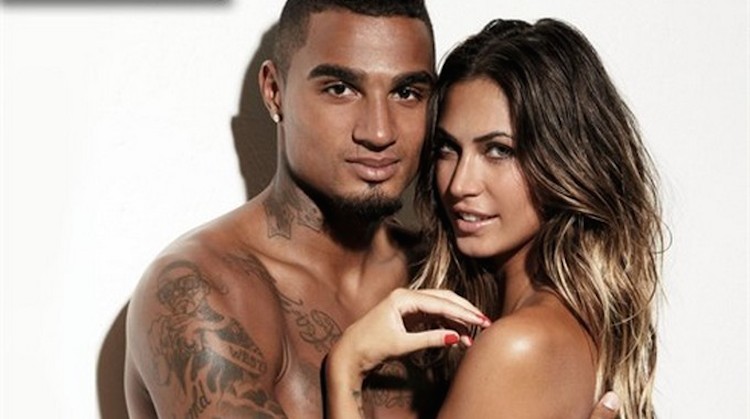 Kevin-Prince Boateng y Melissa Satta, posando para una revista / Calcio