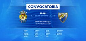 El Málaga ha hecho oficial la lista de convocados por Juande Ramos para visitar a la UD Las Palmas, en la que se encuentra finalmente Jony, aunque mañana se tomará la decisión sobre si es definitivamente el descarte malaguista. Juande Ramos ha desplazado a 19 futbolistas a Gran Canaria, donde aterrizarán a lo largo de