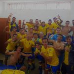 Las Palmas Atlético celebra un tanto / Gelo Hernández