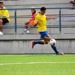 Miguel Gopar, en un encuentro con Las Palmas Atlético / Web Oficial